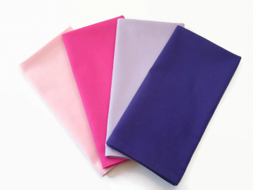 Pink and Purple Cloth Napkins, Set of 4 or 6