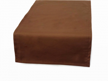 Solid Brown, Beige or Tan Cloth Table Runner in 5 Color Options