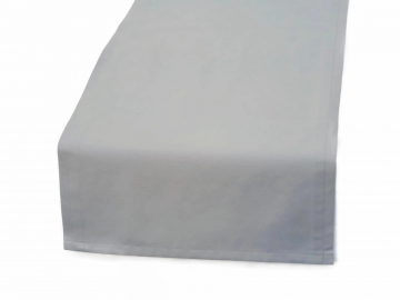 Solid Gray, Black or White Cloth Table Runner in 6 Color Options